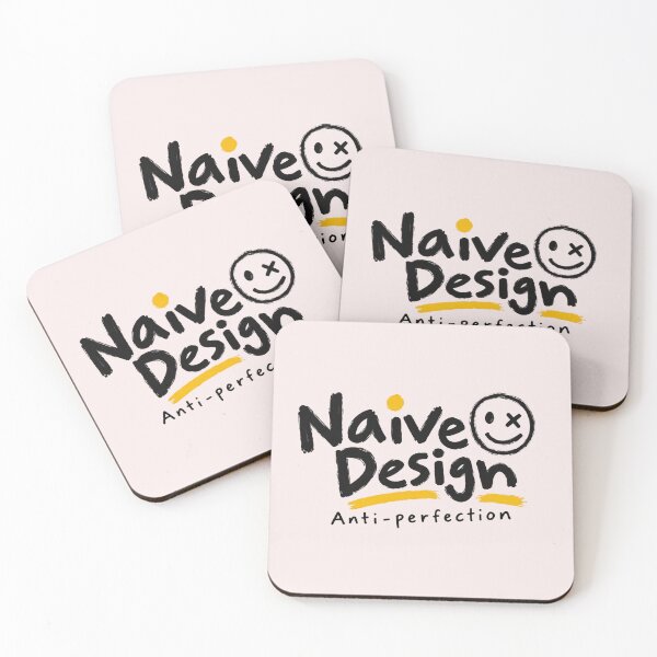Item preview, Naive Design – Anti-Perfection | Imperfect Art & Smiley Face designed and sold by medo-shop7.
