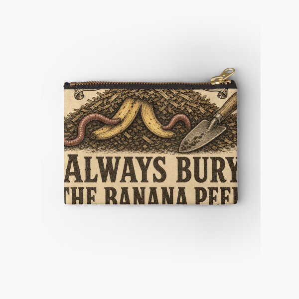 Item preview, Always Bury the Banana Peel Worm Composting designed and sold by BoosterShop.