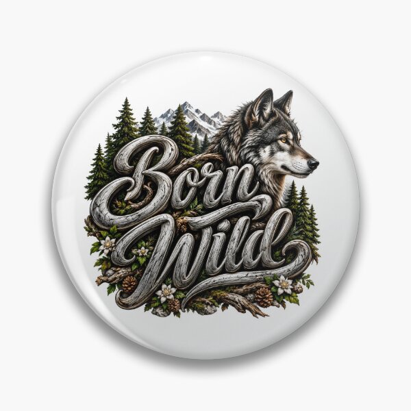 Item preview, Born Wild – Alpine Wolf Spirit designed and sold by DansCreations42.
