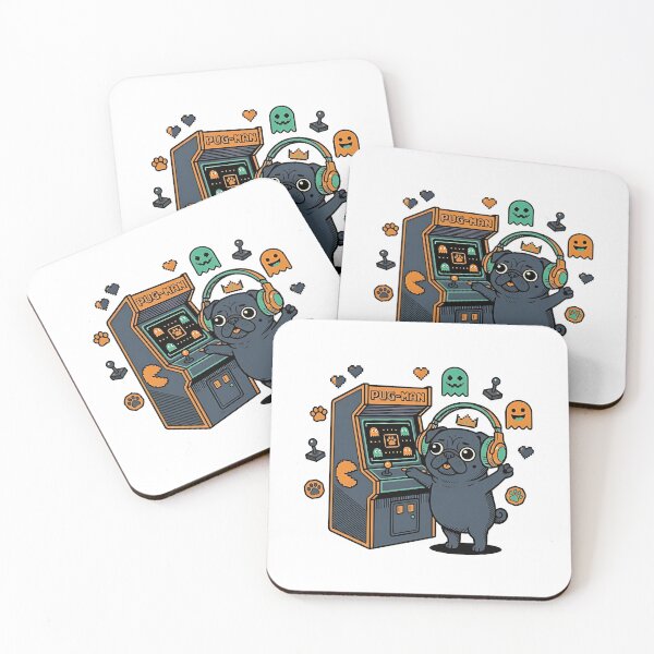 Item preview, Pug Retro Arcade Champion designed and sold by PictoVibe.