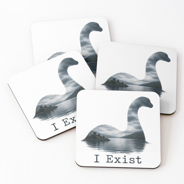 Item preview, loch ness monster "I Exist" designed and sold by alehousephoto.