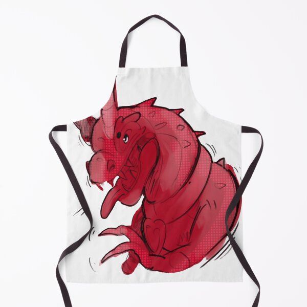 Item preview, Edgy Red Horned Monster Weirdcore Reptile designed and sold by Fantasy-artshop.