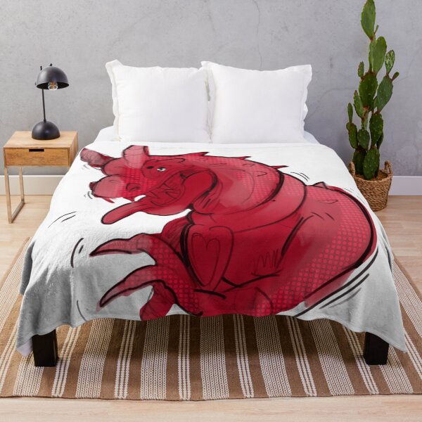 Item preview, Edgy Red Horned Monster Weirdcore Reptile designed and sold by Fantasy-artshop.