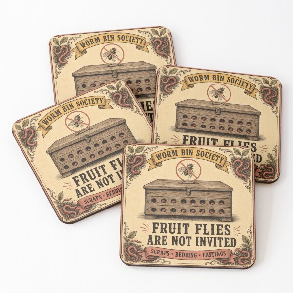 Item preview, Fruit Flies Are Not Invited Kitchen Compost designed and sold by BoosterShop.