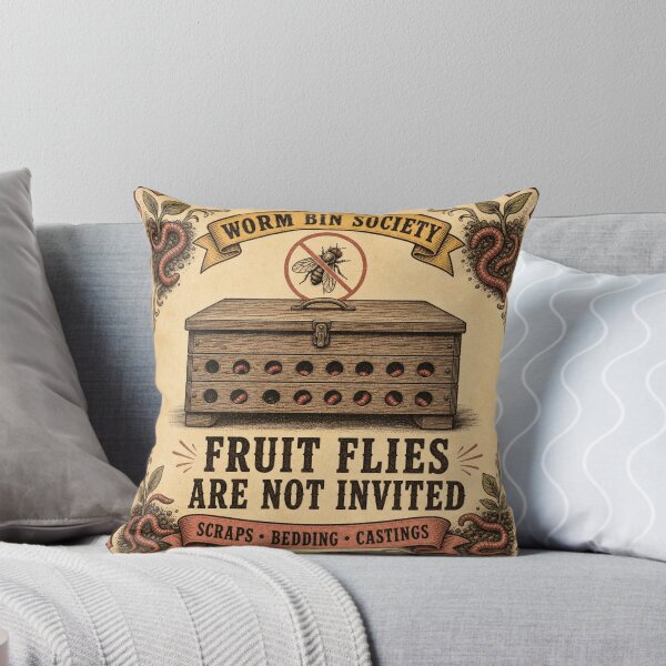 Item preview, Fruit Flies Are Not Invited Kitchen Compost designed and sold by BoosterShop.