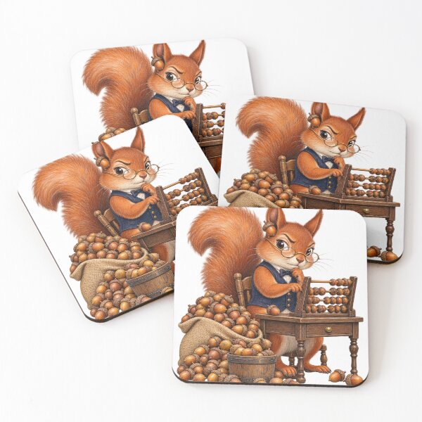 Item preview, Squirrel Saving for Snack Time designed and sold by Wonderwoven Studio.
