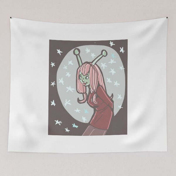 Item preview, Retro Alien Girl designed and sold by Salmanerase.