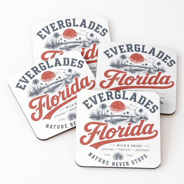 Item preview, Florida Everglades Wild & Unique Vintage Nature Design designed and sold by castillomiami.