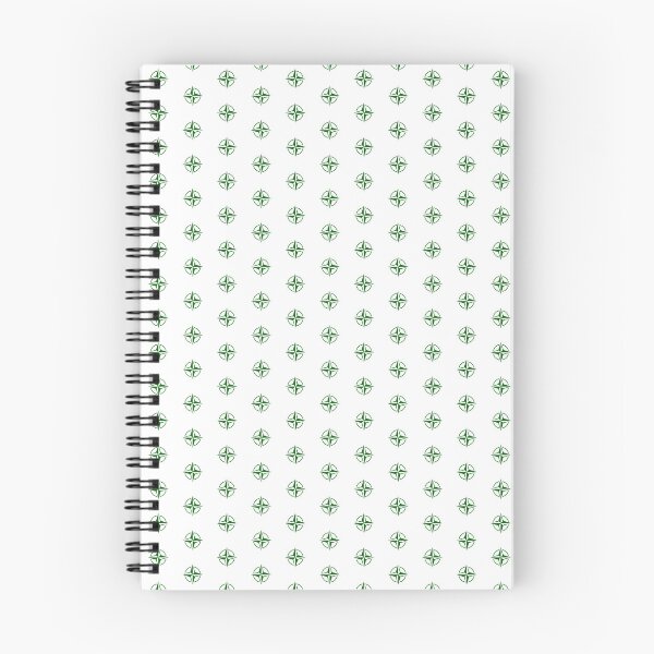 Item preview, Dark Green Nautical Compass Star Rose Design designed and sold by pattern-archive.
