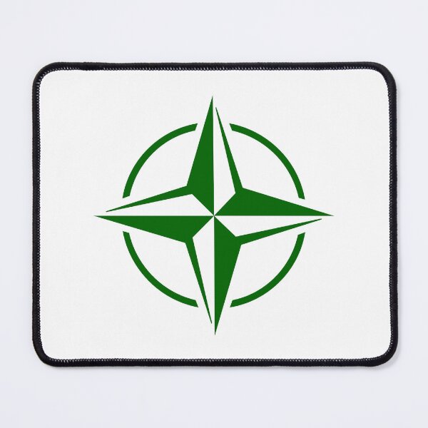 Item preview, Dark Green Nautical Compass Star Rose Design designed and sold by pattern-archive.