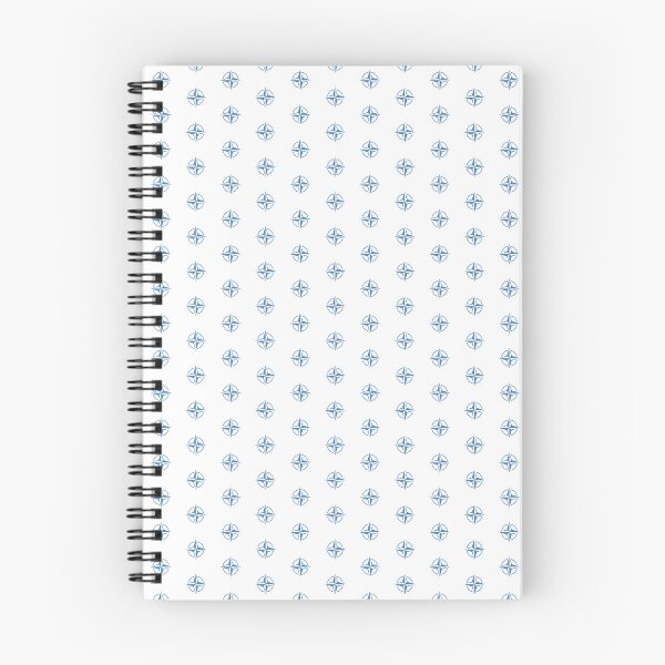 Item preview, Steel Blue Nautical Compass Star Rose Design designed and sold by pattern-archive.