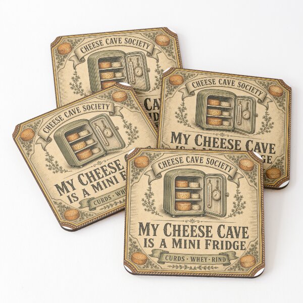 Item preview, My Cheese Cave Is a Mini Fridge Cheese Cave Humor designed and sold by BoosterShop.