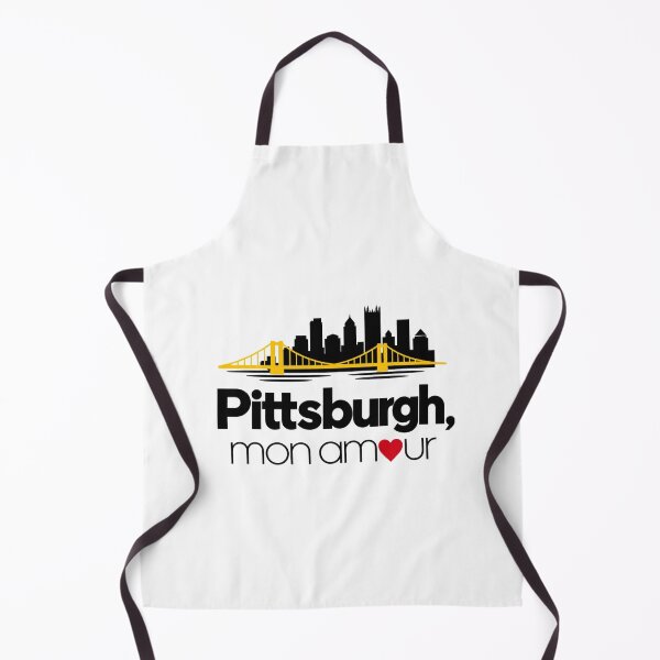 Item preview, Pittsburgh Mon Amour (French Love City Skyline) designed and sold by the-lamplighter.