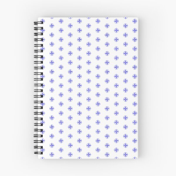 Item preview, Blue Nautical Compass Star Rose Design designed and sold by pattern-archive.