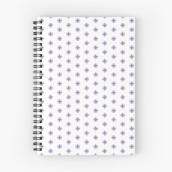 Item preview, Dark Purple Nautical Compass Star Rose Design designed and sold by pattern-archive.