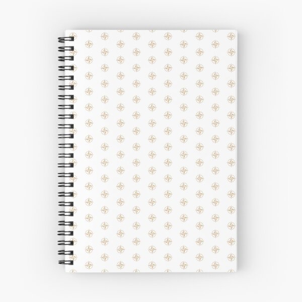 Item preview, Tan Nautical Compass Star Rose Design designed and sold by pattern-archive.