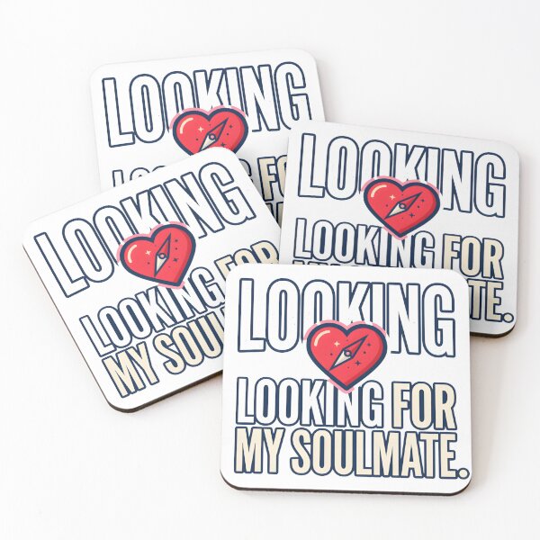 Item preview, Looking Looking For My Soulmate - Retro Typographic Design designed and sold by maplesoulkiller.