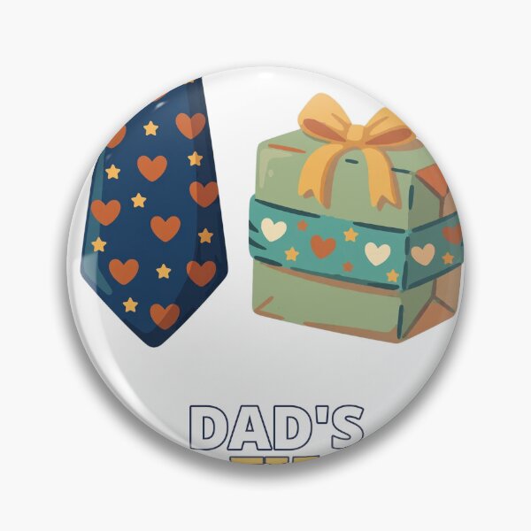 Aperçu de l'œuvre Dad Tie Heart Stars Gift Fathers Day créée et vendue par ThreeFlyingAces.