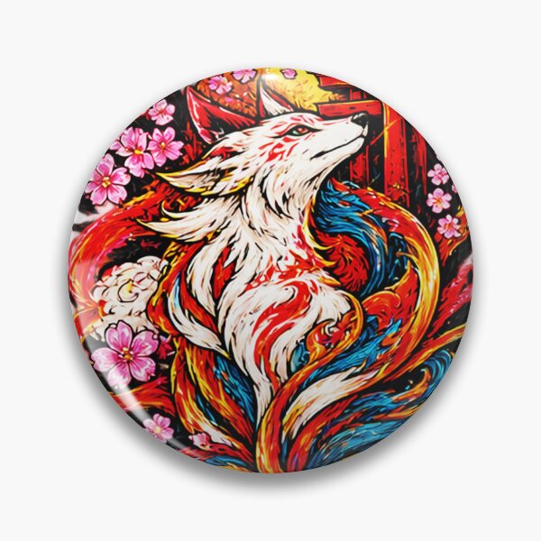 Item preview, Kitsune Nine Tailed Fox designed and sold by CecilRowell.