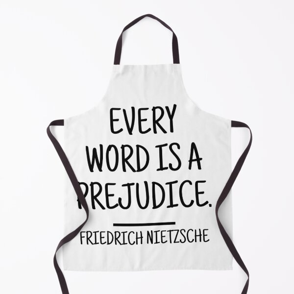 Item preview, Every Word Is a Prejudice - Friedrich Nietzsche Quote designed and sold by 4ever-Undaunted.