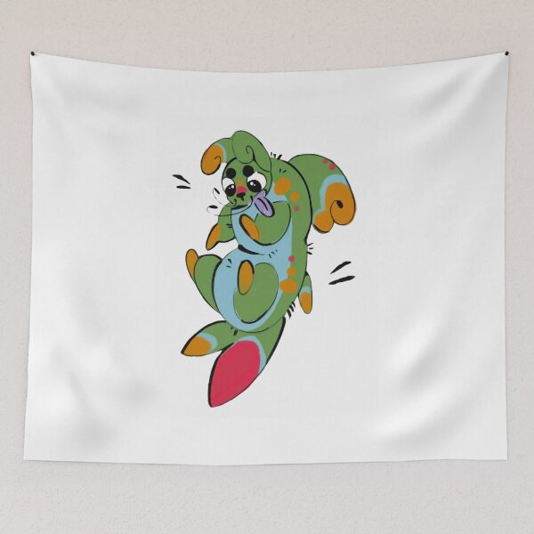 Item preview, Quirky Green Spotted Alternative Cartoon Monster designed and sold by Fantasy-artshop.