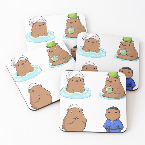 Artikelvorschau, Capybara Onsen - Paket entworfen und verkauft von V3S0.