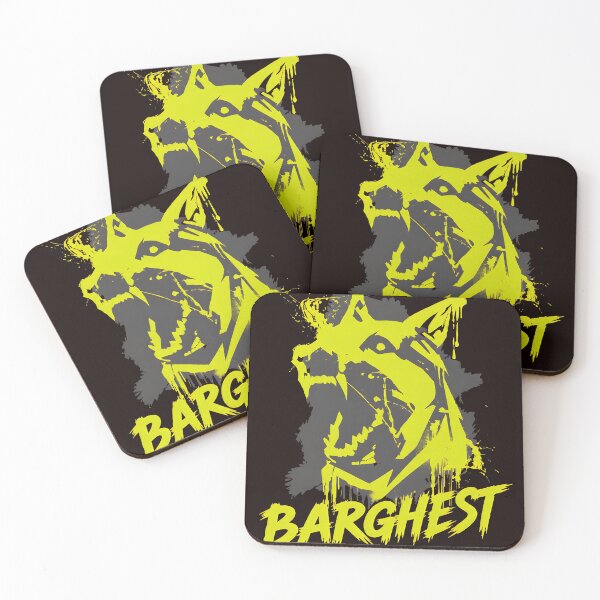 Item preview, Barghest Dripping Paint Aggressive Dog Grunge Art designed and sold by OddCanvasArt.