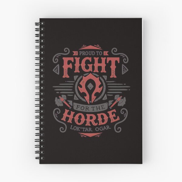 Item preview, Proud to Fight for the Horde Lok'tar Ogar Gaming Art designed and sold by OddCanvasArt.