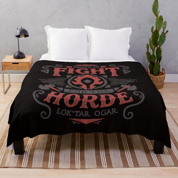 Item preview, Proud to Fight for the Horde Lok'tar Ogar Gaming Art designed and sold by OddCanvasArt.