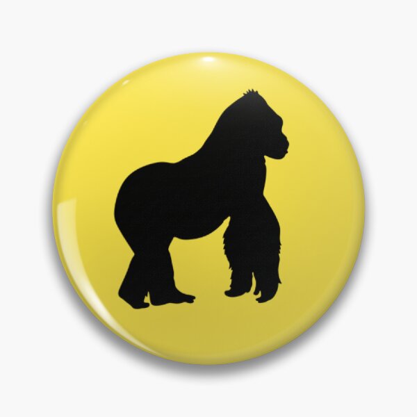 Item preview, Minimalist Dot Art Gorilla Silhouette designed and sold by Zyphero.