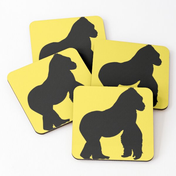 Item preview, Minimalist Dot Art Gorilla Silhouette designed and sold by Zyphero.