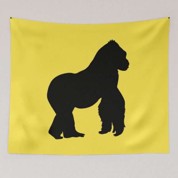 Item preview, Minimalist Dot Art Gorilla Silhouette designed and sold by Zyphero.