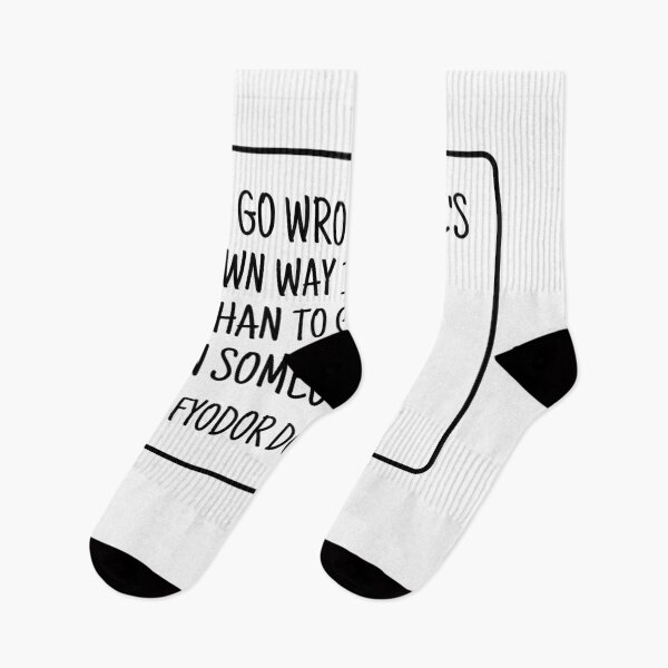 Item preview, Go Wrong in Your Own Way - Fyodor Dostoevsky Quote designed and sold by 4ever-Undaunted.