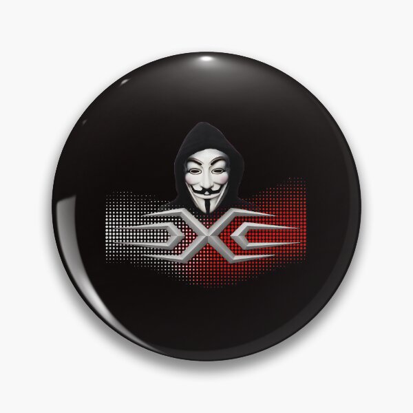 Item preview, Anonymous Mask X Icon Halftone  designed and sold by OddCanvasArt.