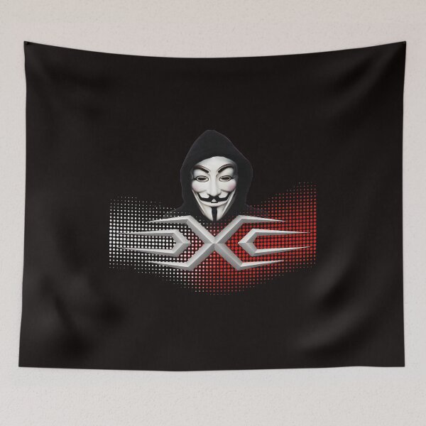 Item preview, Anonymous Mask X Icon Halftone  designed and sold by OddCanvasArt.