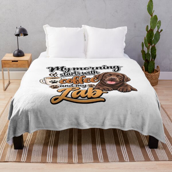 Item preview, Copy of My morning starts with coffee and my Lab designed and sold by RBBeachDesigns.
