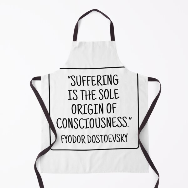 Item preview, Suffering and Consciousness - Fyodor Dostoevsky Quote designed and sold by 4ever-Undaunted.