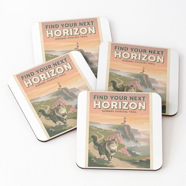 Item preview, Norwegian Forest Cat Coastal Explorer designed and sold by PictoVibe.