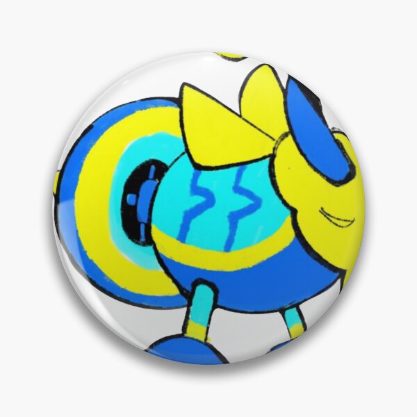Item preview, Retro Futuristic Blue Yellow Weirdcore Robot designed and sold by Fantasy-artshop.