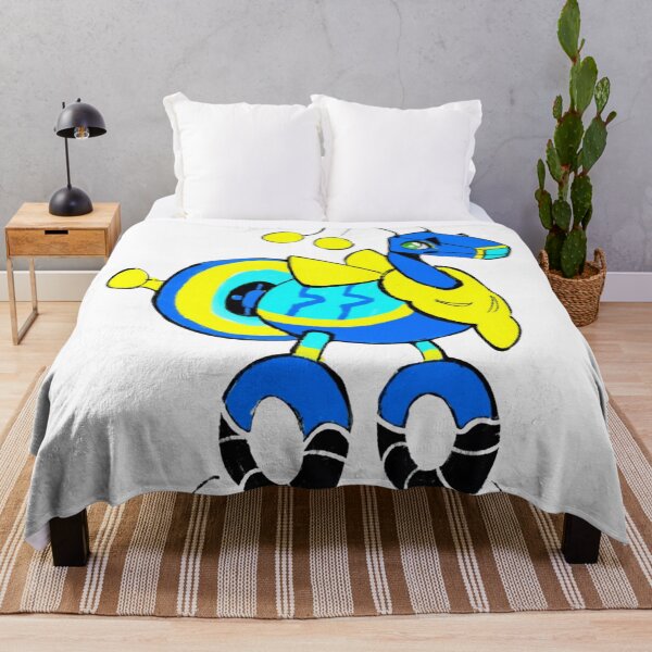 Item preview, Retro Futuristic Blue Yellow Weirdcore Robot designed and sold by Fantasy-artshop.
