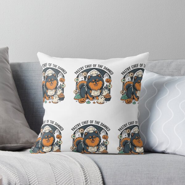 Item preview, Pomeranian Haunted Bakery Chef designed and sold by PictoVibe.