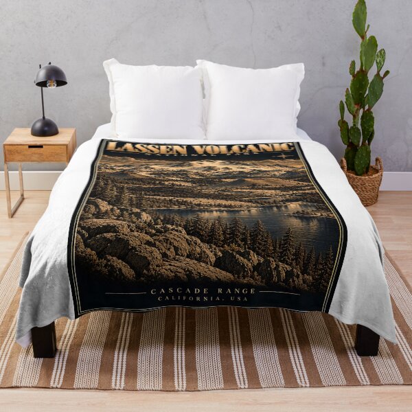 Item preview, Lassen Volcanic National Park Vintage Poster (Digital Download) designed and sold by shopcanva.