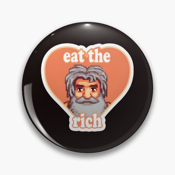 Item preview, Pixel Art Eat The Rich Heart designed and sold by Mawntsni.