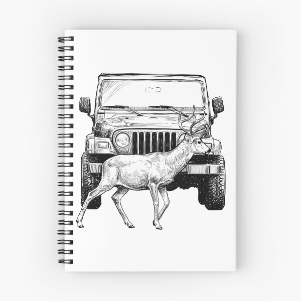 Item preview, Deer about to be Hit by Car designed and sold by Naux | Design & Illustration.