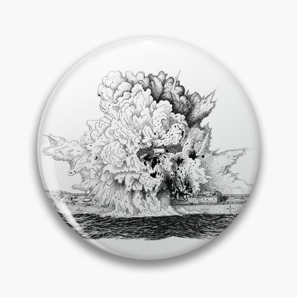 Item preview, Direct Hit on Battleship designed and sold by Naux | Design & Illustration.