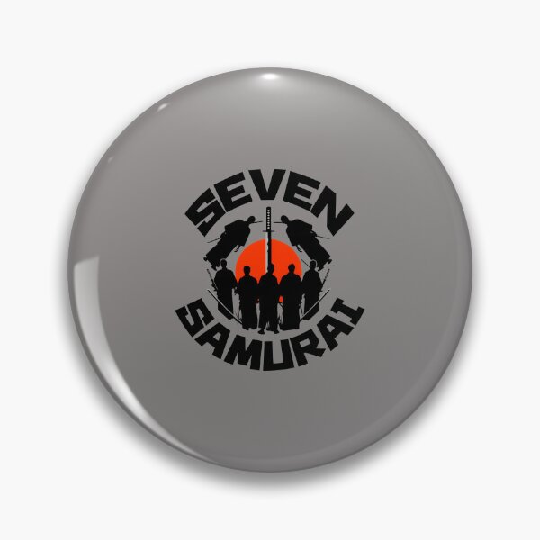 Item preview, Seven Samurai Silhouette Sun Graphic Tee-24 designed and sold by gporter3ib.