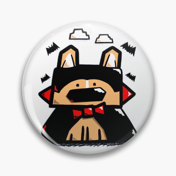 Item preview, Cute Blocky Vampire Dog Funny Pixel Halloween Puppy Cape Graphic designed and sold by AnnieGreene1.