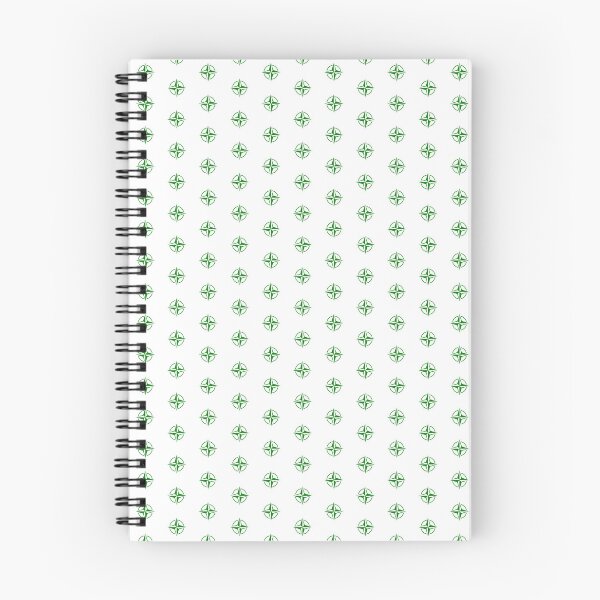 Item preview, Green Nautical Compass Star Rose Design designed and sold by pattern-archive.