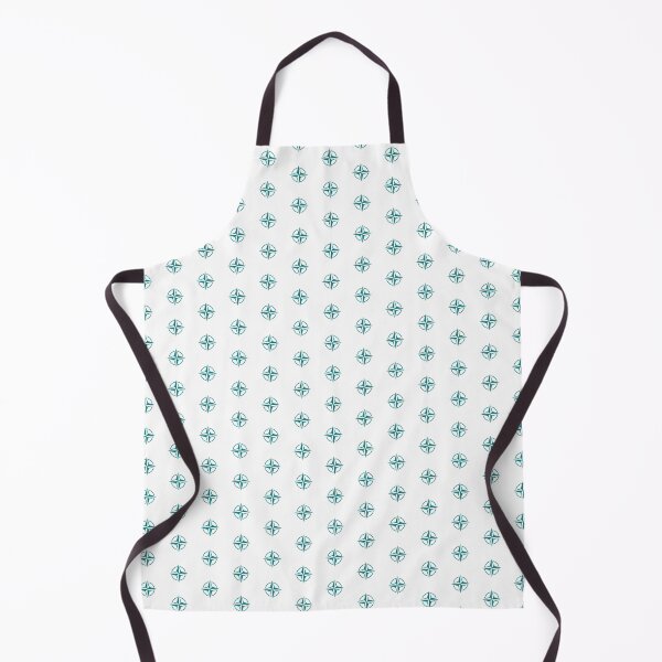 Item preview, Teal Nautical Compass Star Rose Design designed and sold by pattern-archive.
