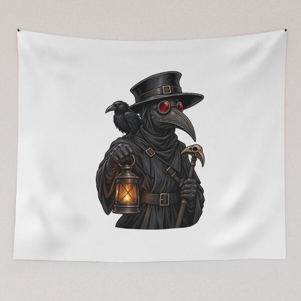 Item preview, This is a design of a plague doctor. designed and sold by RBBeachDesigns.